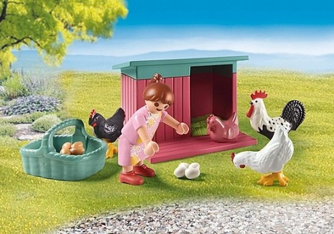 Комплект фигурки My Life 71510 Малка ферма за пилета в градината на Tiny HouseIVET.BG - Твоят онлайн бутик.