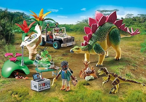 Комплект фигурки Dinos 71523 Изследователски лагер с динозавриIVET.BG - Твоят онлайн бутик.