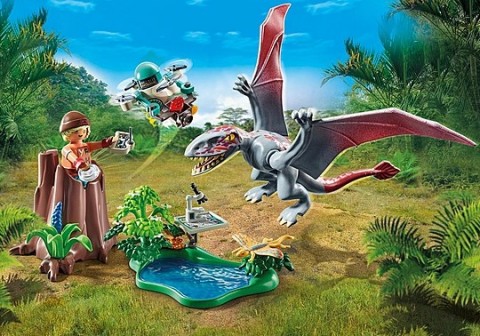Комплект фигурки Dinos 71525 Изследователска станция за динозаври ДиморфодониIVET.BG - Твоят онлайн бутик.