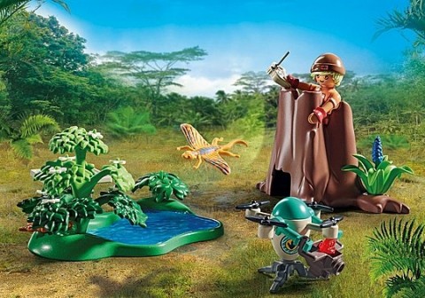 Комплект фигурки Dinos 71525 Изследователска станция за динозаври ДиморфодониIVET.BG - Твоят онлайн бутик.