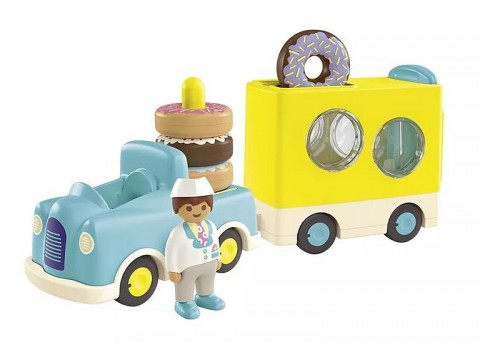 Комплект с фигурки Junior 71702 Камион за понички с функция за подреждане и сортиранеIVET.BG - Твоят онлайн бутик.