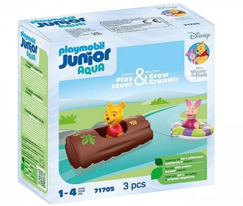 Комплект с фигурки Junior Disney 71705 Водно приключение на Мечо Пух и ПрасчоIVET.BG - Твоят онлайн бутик.