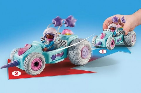 Комплект фигурки Funstars 71635 Racing: ЕднорогIVET.BG - Твоят онлайн бутик.