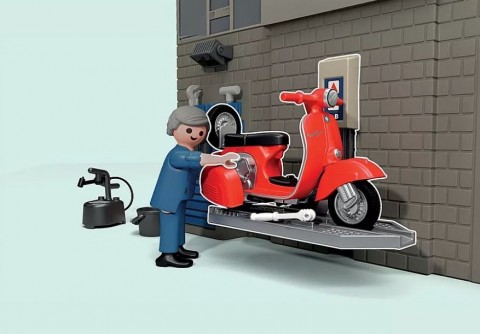 Комплект фигурки Vespa 71620 Гараж на Vespa от 60-те годиниIVET.BG - Твоят онлайн бутик.
