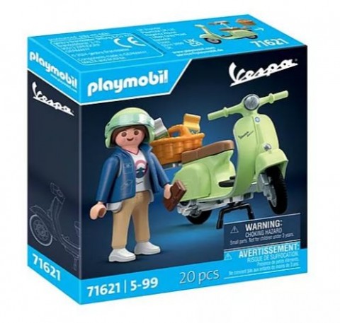 Комплект фигурки Vespa 71621 1969 Vespa 150 Sprint Veloce, светлозелен цвятIVET.BG - Твоят онлайн бутик.