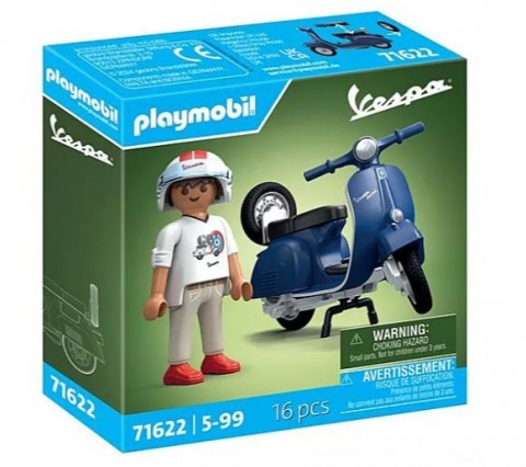 Комплект фигурки Vespa 71622 1969 Vespa 150 Sprint Veloce, синьоIVET.BG - Твоят онлайн бутик.