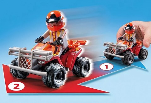 Комплект с фигурки Action Heroes 71808 Каскадьорско шоуIVET.BG - Твоят онлайн бутик.