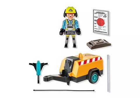 Action Heroes 71752 Строителен работник с ударен чукIVET.BG - Твоят онлайн бутик.