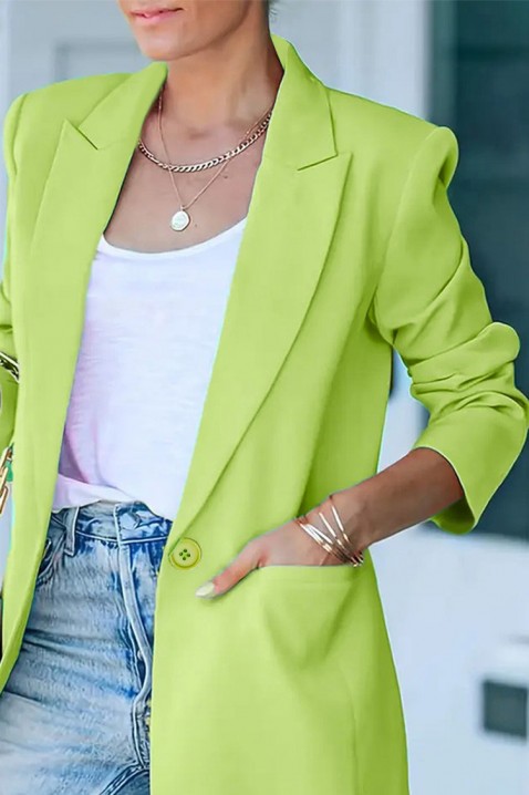 Сако MARGANA LIME, Цвят: лайм, IVET.BG - Твоят онлайн бутик.