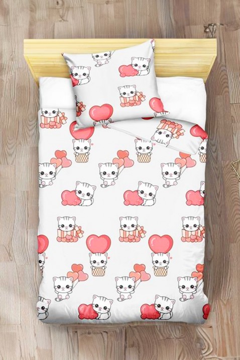 Детски спален комплект DREXY 140x200 cm памук, Цвят: бял, IVET.BG - Твоят онлайн бутик.