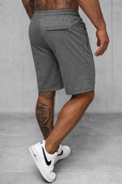 Мъжки къси панталони GALERVO GREY, Цвят: сив, IVET.BG - Твоят онлайн бутик.