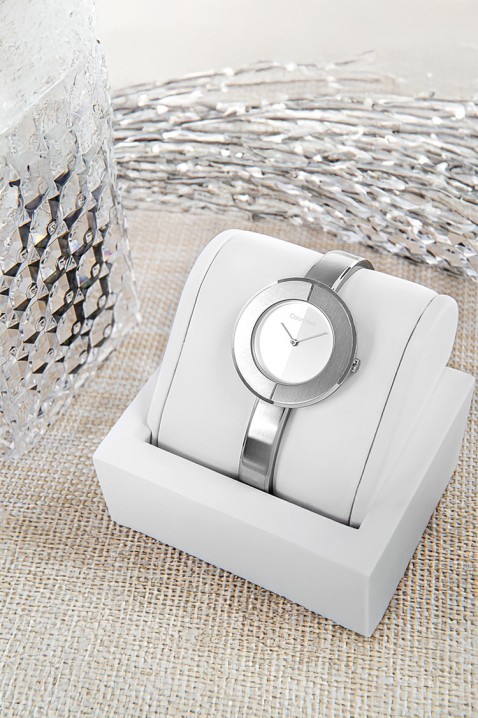 Дамски часовник Calvin Klein 25200022, Цвят: сребърен, IVET.BG - Твоят онлайн бутик.