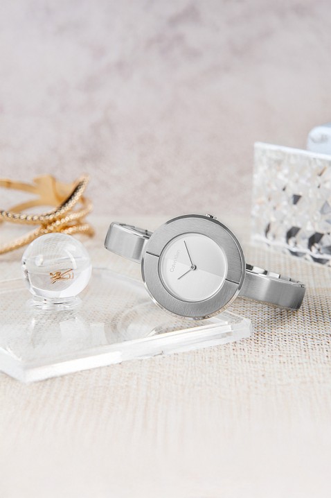 Дамски часовник Calvin Klein 25200022, Цвят: сребърен, IVET.BG - Твоят онлайн бутик.