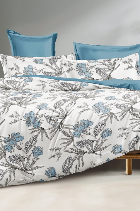Спален комплект TIOSEMA 200x220 cm памук - 4 части, Цвят: многоцветен, IVET.BG - Твоят онлайн бутик.
