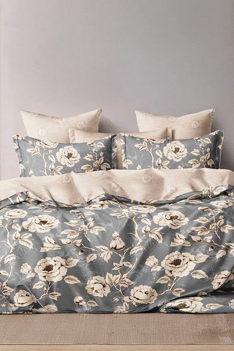 Спален комплект JELMORA 200x220 cm памук - 4 части, Цвят: многоцветен, IVET.BG - Твоят онлайн бутик.