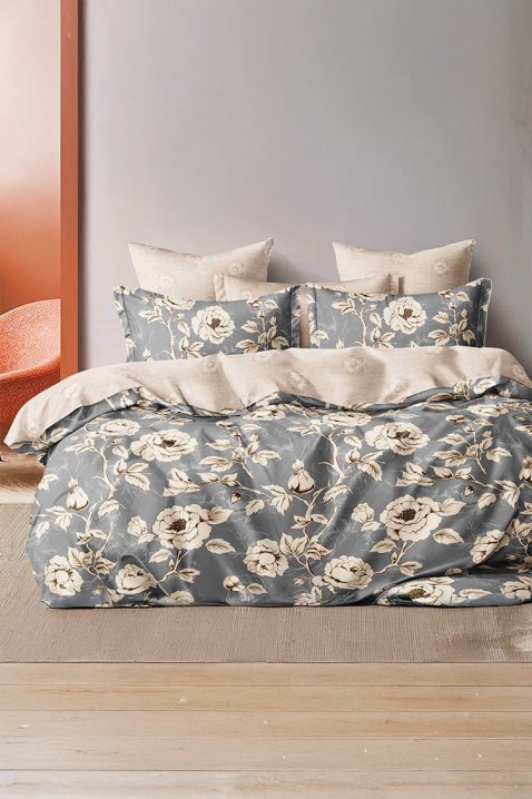 Спален комплект JELMORA 200x220 cm памук - 4 части, Цвят: многоцветен, IVET.BG - Твоят онлайн бутик.