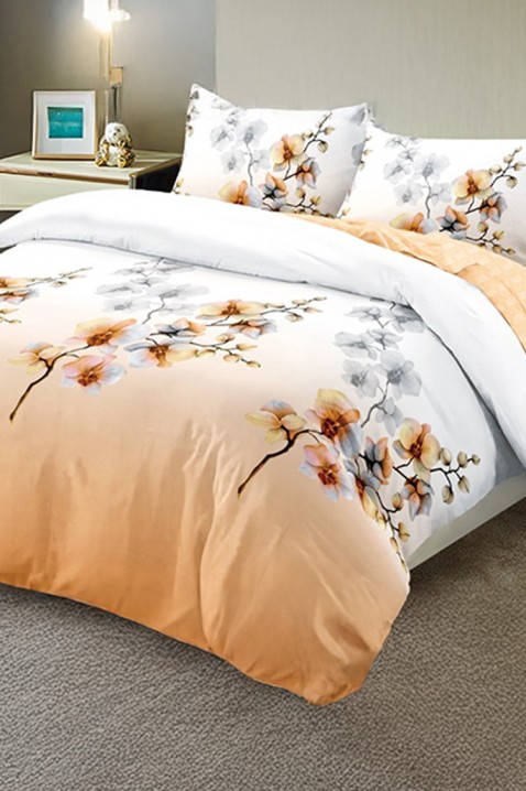 Спален комплект JERMOLA 200x220 cm памук - 4 части, Цвят: многоцветен, IVET.BG - Твоят онлайн бутик.