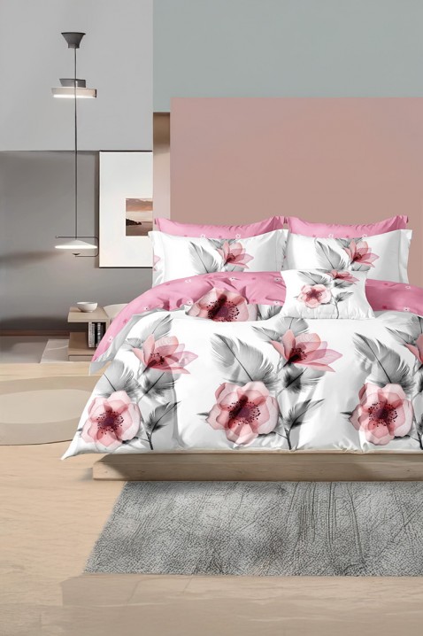 Спален комплект MORXELA 200x220 cm памук - 4 части, Цвят: многоцветен, IVET.BG - Твоят онлайн бутик.