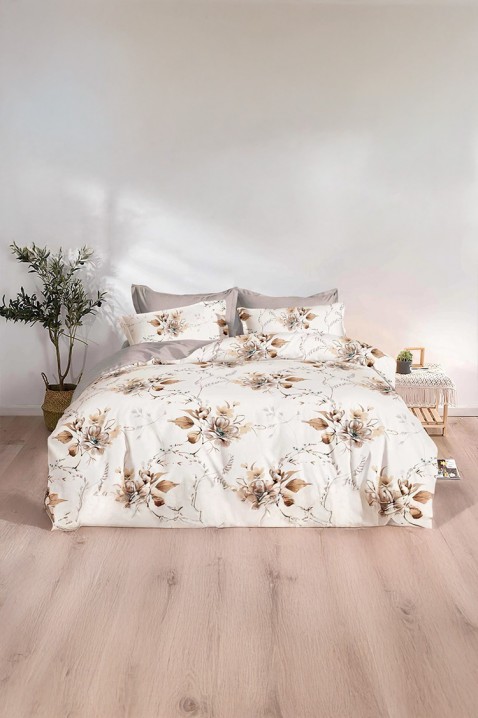 Спален комплект DERMOLJA 200x220 cm памук - 4 части, Цвят: многоцветен, IVET.BG - Твоят онлайн бутик.