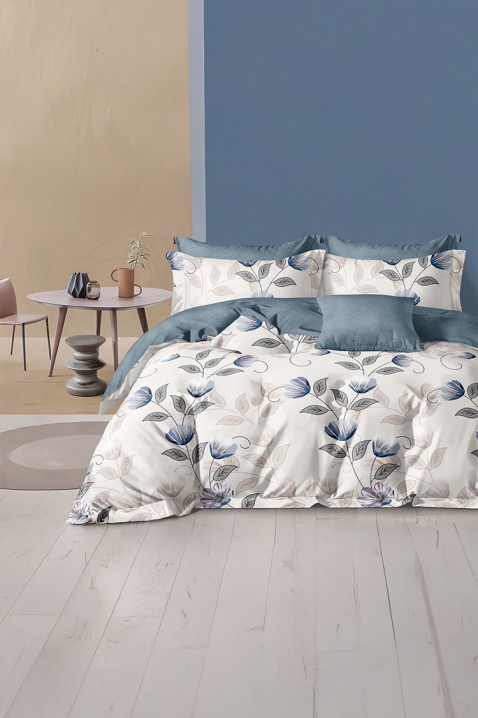 Спален комплект BLOPELXA 200x220 cm памук - 4 части, Цвят: многоцветен, IVET.BG - Твоят онлайн бутик.