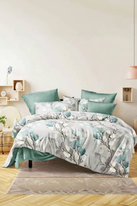 Спален комплект CLARELMA 200x220 cm памук - 4 части, Цвят: многоцветен, IVET.BG - Твоят онлайн бутик.
