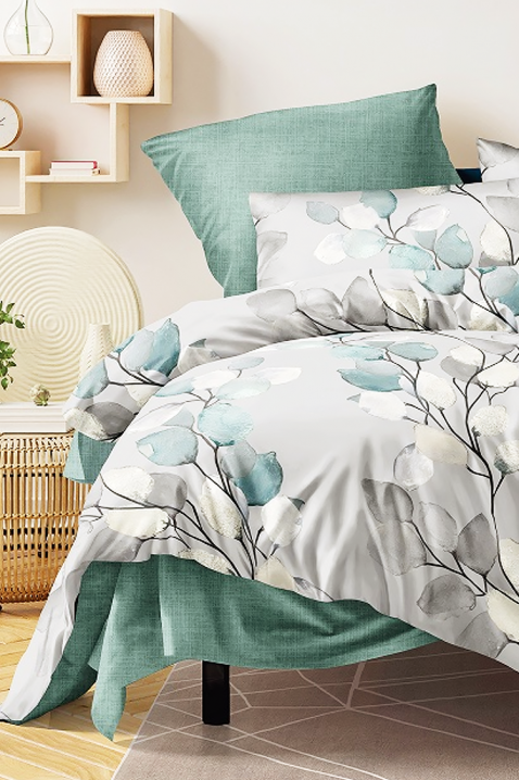 Спален комплект CLARELMA 200x220 cm памук - 4 части, Цвят: многоцветен, IVET.BG - Твоят онлайн бутик.