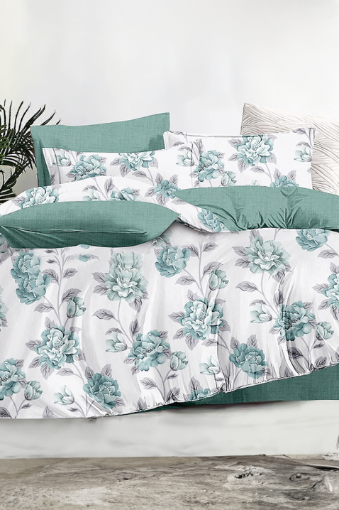 Спален комплект CLOREFA 200x220 cm памук - 4 части, Цвят: многоцветен, IVET.BG - Твоят онлайн бутик.