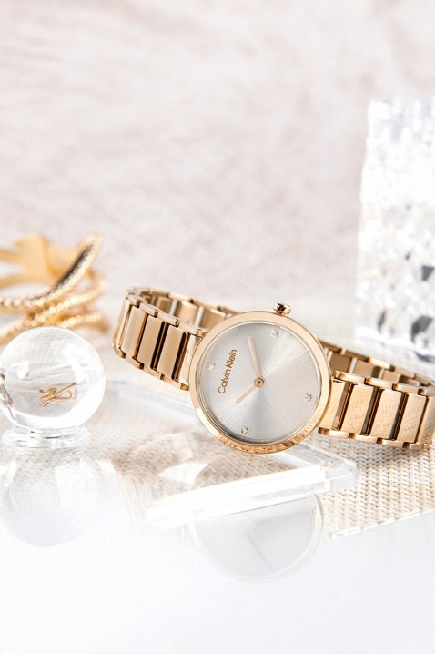 Дамски часовник Calvin Klein 25200140, Цвят: златен, IVET.BG - Твоят онлайн бутик.