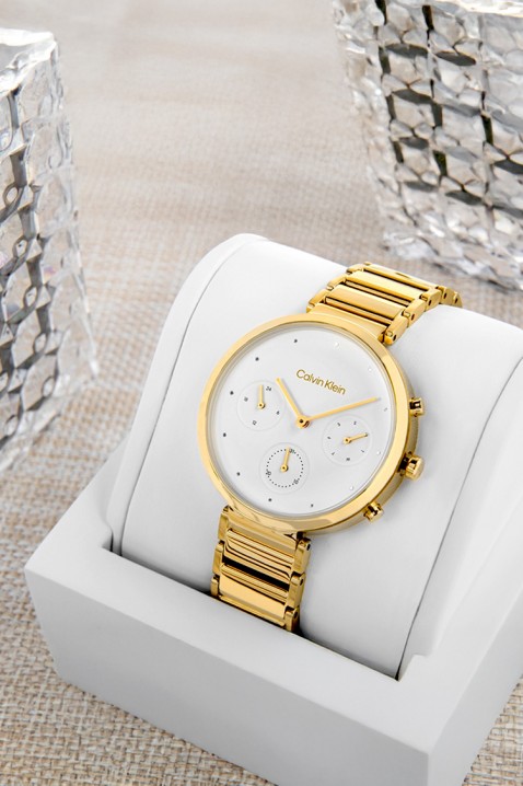 Дамски часовник Calvin Klein 25200284, Цвят: златен, IVET.BG - Твоят онлайн бутик.