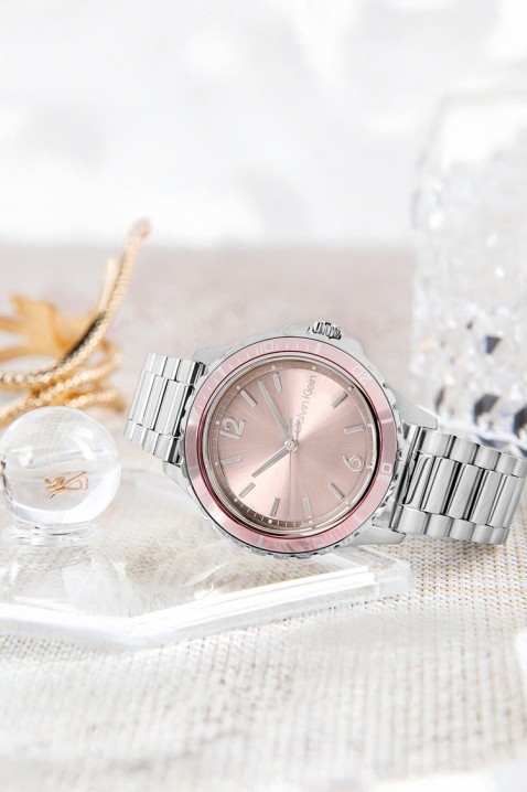 Дамски часовник Calvin Klein 25200246, Цвят: сребърен, IVET.BG - Твоят онлайн бутик.