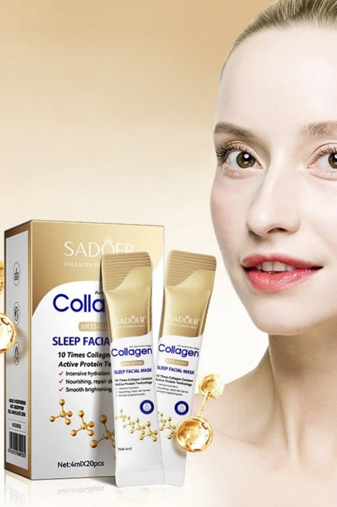 Нощна маска за лице SADOER Collagen Facial Mask 20×4 mlIVET.BG - Твоят онлайн бутик.