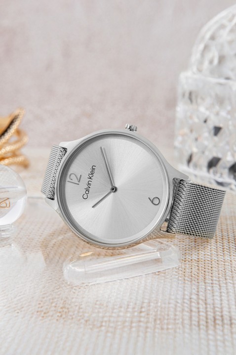 Дамски часовник Calvin Klein 25200001, Цвят: сребърен, IVET.BG - Твоят онлайн бутик.