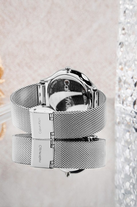 Дамски часовник Calvin Klein 25200001, Цвят: сребърен, IVET.BG - Твоят онлайн бутик.