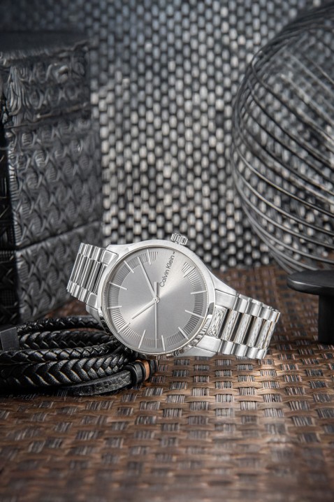 Мъжки часовник Calvin Klein 25200036, Цвят: сребърен, IVET.BG - Твоят онлайн бутик.