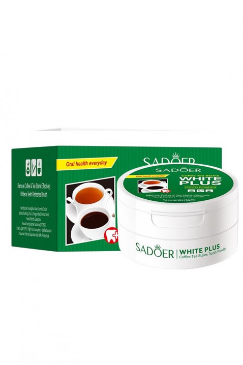Избелваща пудра за зъби SADOER Whitening PlusIVET.BG - Твоят онлайн бутик.