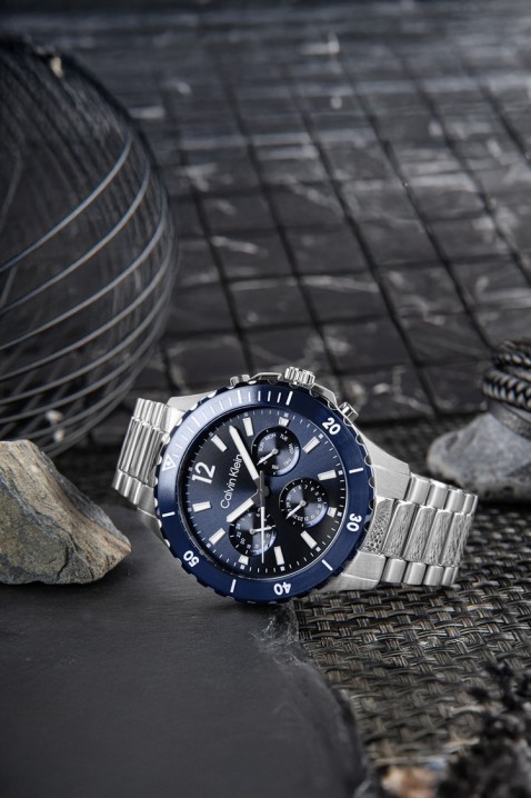 Мъжки часовник Calvin Klein 25200115, Цвят: сребърен, IVET.BG - Твоят онлайн бутик.