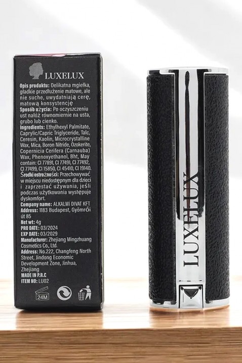 Матово червило LUXELUX Matte Colour Lip REDIVET.BG - Твоят онлайн бутик.
