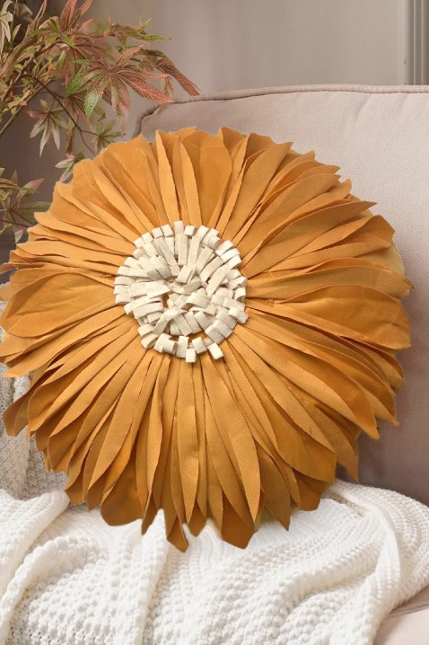 Калъфка за възглавница XIONEGA MUSTARD 40х40 cm, Цвят: горчица, IVET.BG - Твоят онлайн бутик.
