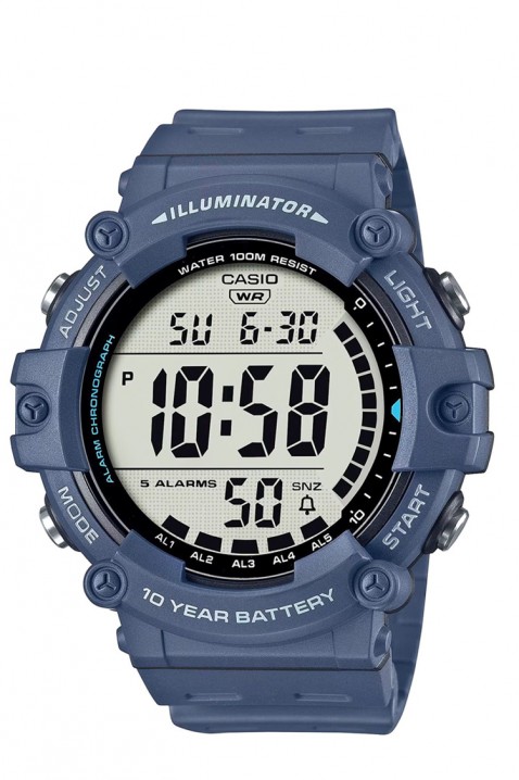 Мъжки часовник CASIO AE-1500WH-2AVDF, Цвят: син, IVET.BG - Твоят онлайн бутик.