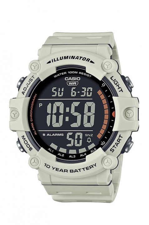 Мъжки часовник CASIO AE-1500WH-8B2VDF, Цвят: светлосив, IVET.BG - Твоят онлайн бутик.