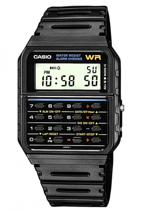Мъжки часовник CASIO CA-53W-1Z, Цвят: черен, IVET.BG - Твоят онлайн бутик.