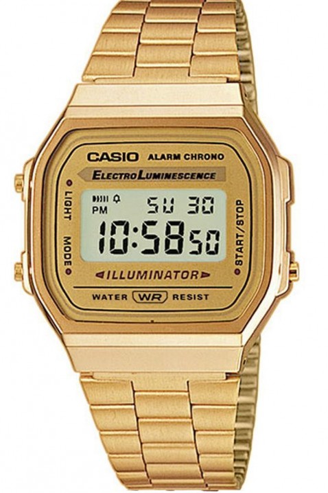 Часовник CASIO Vintage A168WG-9WDF, Цвят: златен, IVET.BG - Твоят онлайн бутик.