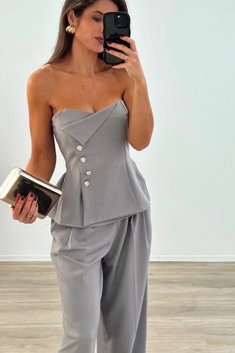 Комплект STILISTA GREY, Цвят: сив, IVET.BG - Твоят онлайн бутик.
