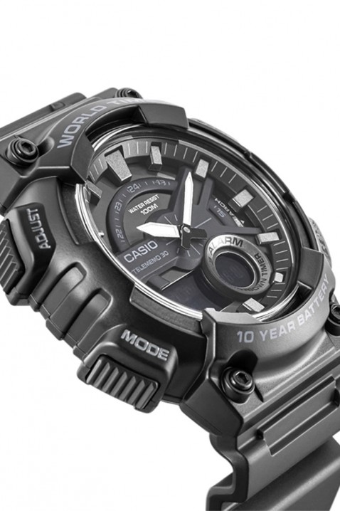 Мъжки часовник CASIO AEQ-110W-1BVDF, Цвят: черен, IVET.BG - Твоят онлайн бутик.