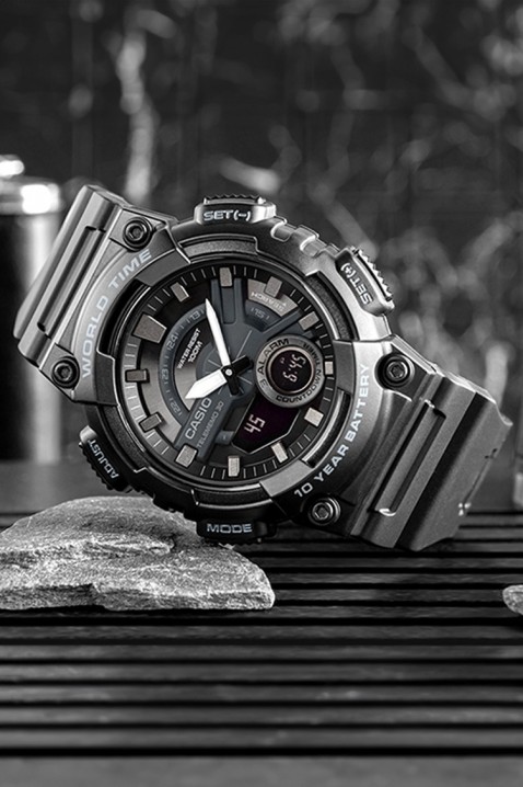 Мъжки часовник CASIO AEQ-110W-1BVDF, Цвят: черен, IVET.BG - Твоят онлайн бутик.