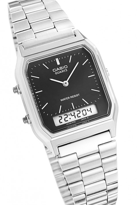 Часовник CASIO AQ-230A-1DMQ, Цвят: сребърен, IVET.BG - Твоят онлайн бутик.