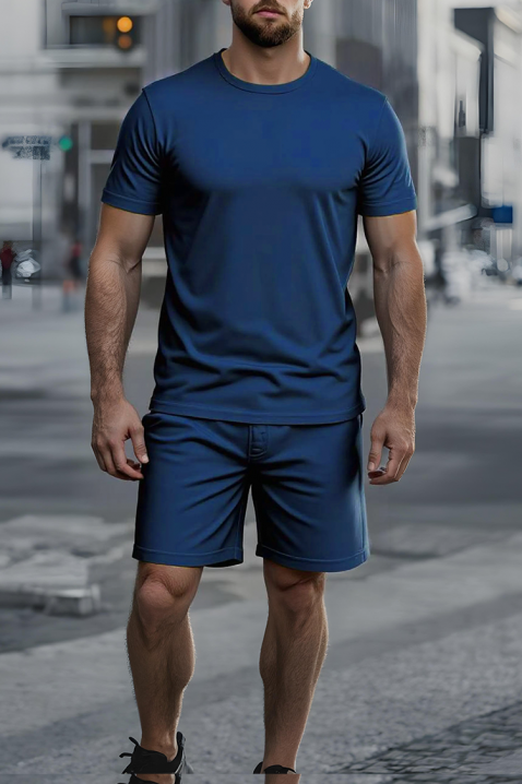 Мъжки комплект ZEKERDO NAVY, Цвят: тъмносин, IVET.BG - Твоят онлайн бутик.