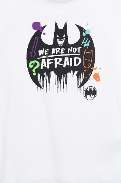 Тениска BATMAN, Цвят: бял, IVET.BG - Твоят онлайн бутик.