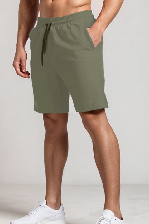 Мъжки къси панталони MEFIGO KHAKI, Цвят: каки, IVET.BG - Твоят онлайн бутик.