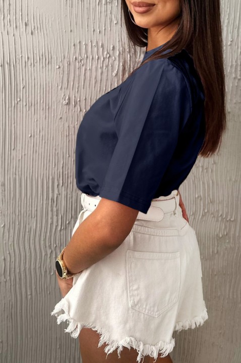 Тениска AMORE NAVY, Цвят: тъмносин, IVET.BG - Твоят онлайн бутик.